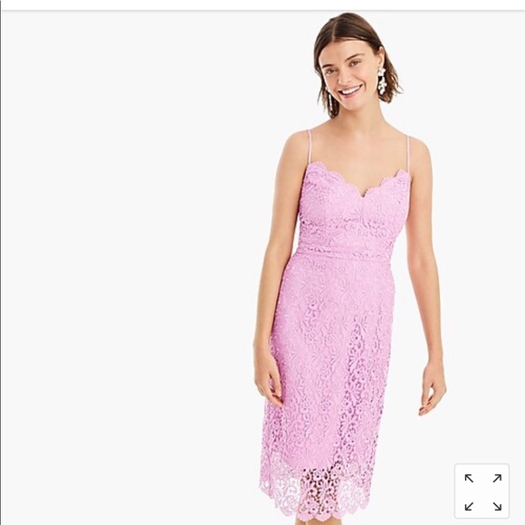 J. Crew | Dresses | Jcrew Spaghettistrap Dress In Guipure Lace | Poshmark
